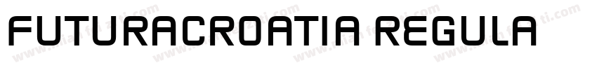 FuturaCroatia Regula字体转换